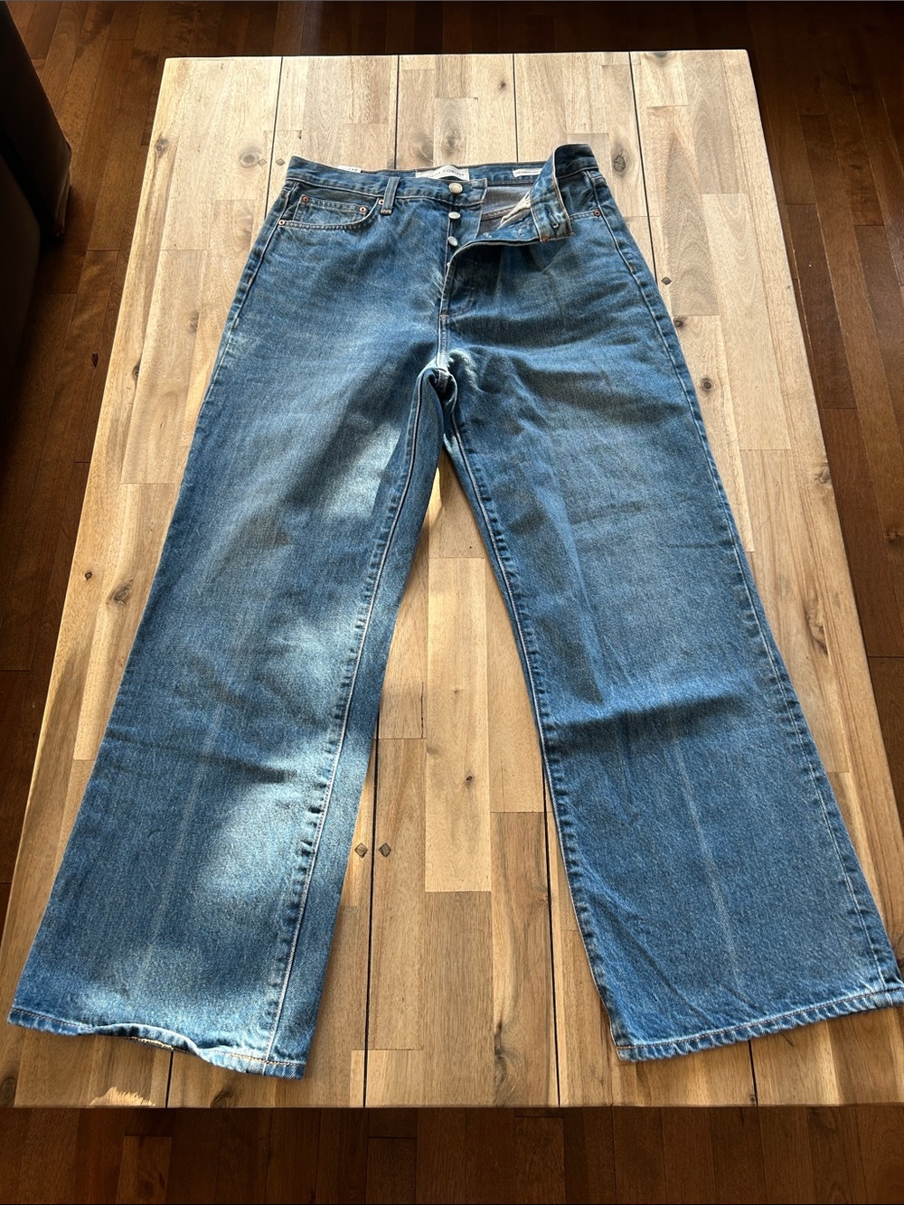 Denim Forum Farrah high rise wide leg
